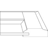 Square 3/4" Recessed Panel