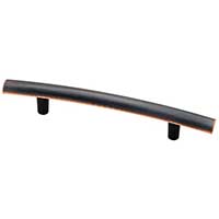 Arch Bar Pull 96mm Bronze with Copper
