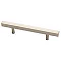 Square Bar Pull 96mm Satin Nickel