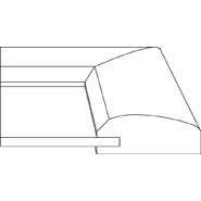 3D profile for Embassy 3/4" door.