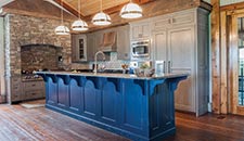 Beautiful Blue and Grey Kitchen - 10408