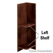 Knick Knack Left Shelf 3/4" - 938