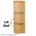 Left Shelves - 9" W x 11-1/4" H (2" Radius)