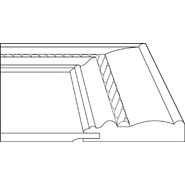 3D profile for Crofton 3/4" door.