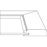 3D profile for Estrella 3/4" door.