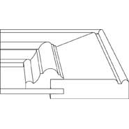 3D profile for Charleston 3/4" door.