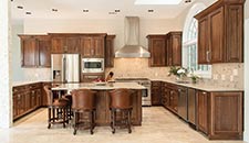 Elegant Walnut Kitchen - 10406