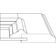 3D profile for Augustine 3/4" door.