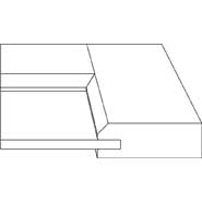 3D profile for Artesia 3/4" door.