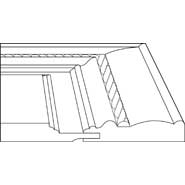 3D profile for Waldorf 3/4" door.