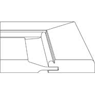 3D profile for Wedgewood 3/4" door.