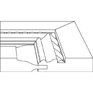 3D profile for Ridgeview 3/4" door.