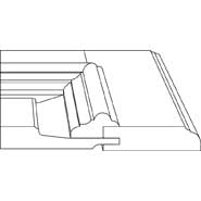 3D profile for Solana 3/4" door.