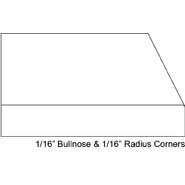 3D profile for MBQ 3/4" door.