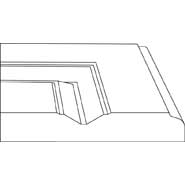 3D profile for LR665 3/4" door.