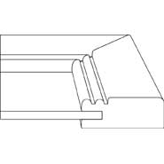 3D profile for Windsor 3/4" door.