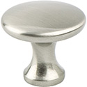 Round Knob Brushed Nickel