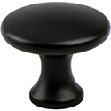 Round Knob Black