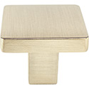 Square Knob Champagne Bronze