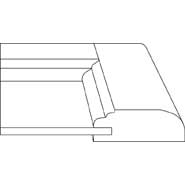 3D profile for Rhode Island 7/8" door.