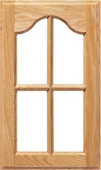 Mission 3/4" French Lite Door