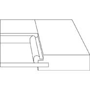 3D profile for Cascade 3/4" door.