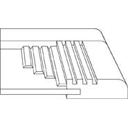 3D profile for Cheyenne 3/4" door.