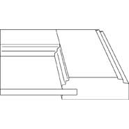 3D profile for Arizona 3/4" door.