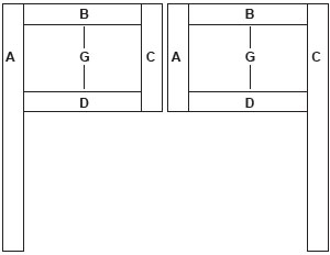 Designer Face Frames Configuration 209 / Configuration 210